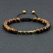 Bracelet Oeil de Tigre Femme Ajustable