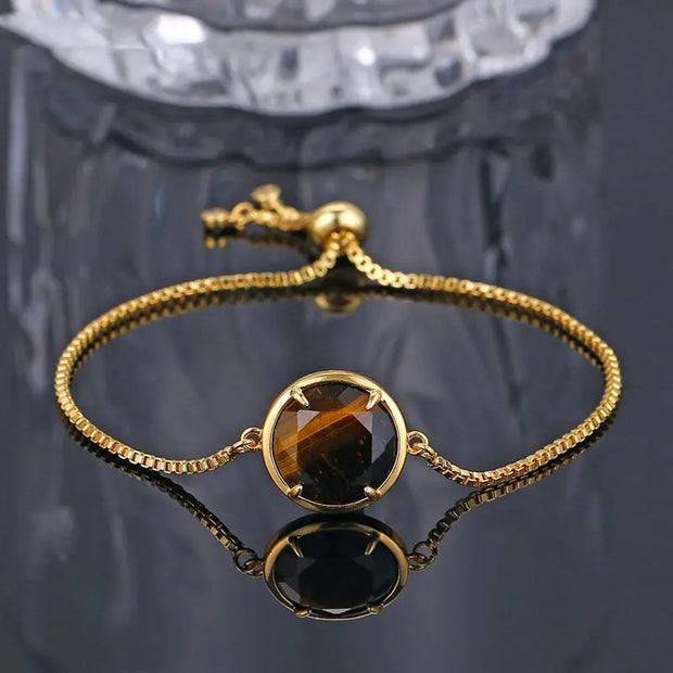 Bracelet Oeil de Tigre Femme Élégante