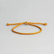 Bracelet Tibétain Cordelette Orange