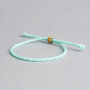 Bracelet Tibétain Cordelette Vert