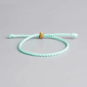 Bracelet Tibétain Cordelette Vert