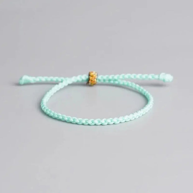Bracelet Tibétain Cordelette Vert