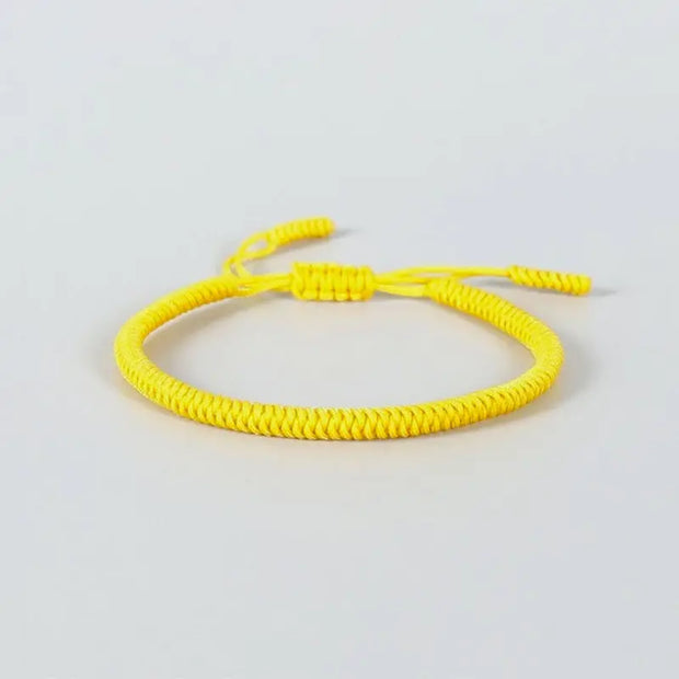 Bracelet Tibétain Jaune Flashy