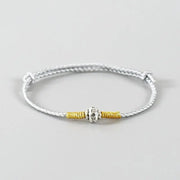 Bracelet Tibétain Mantra Om Gris