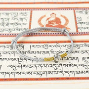 Bracelet Tibétain Mantra Om Gris