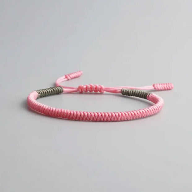 Bracelet Tibétain Rose
