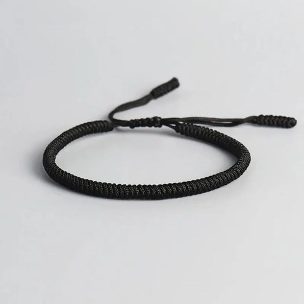 Bracelet Tibétain Simple Noir
