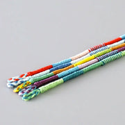 Bracelet Tibétain Tressage Indien Pastel