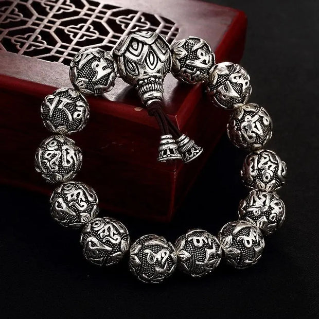 Bracelet Tibétain en Argent