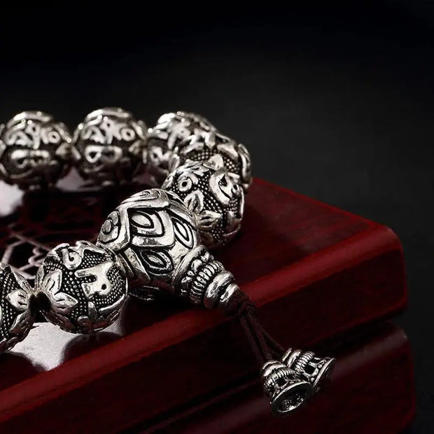 Bracelet Tibétain en Argent