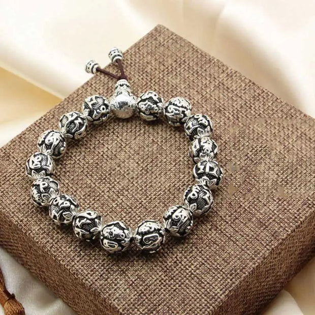 Bracelet Tibétain en Argent
