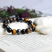 Bracelet Triple Protection en Pierres Naturelles
