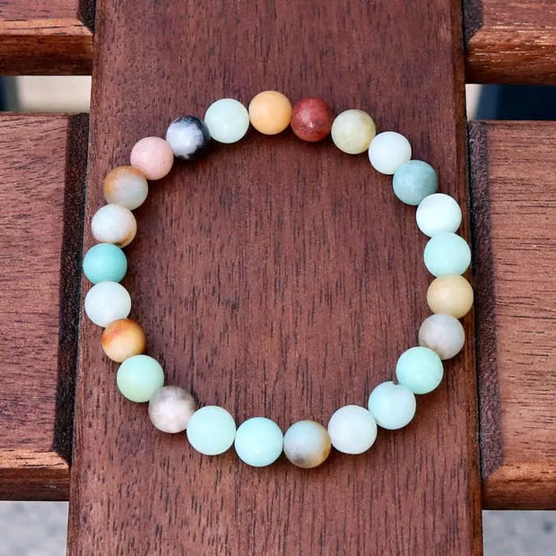 Bracelet en Amazonite Tibétaine