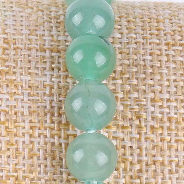 Bracelet en Aventurine et Arbre de Vie