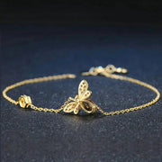 Bracelet en Citrine - Abeille Elégante