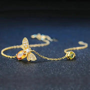 Bracelet en Citrine - Abeille Elégante