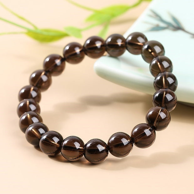 Bracelet en Citrine Fumee