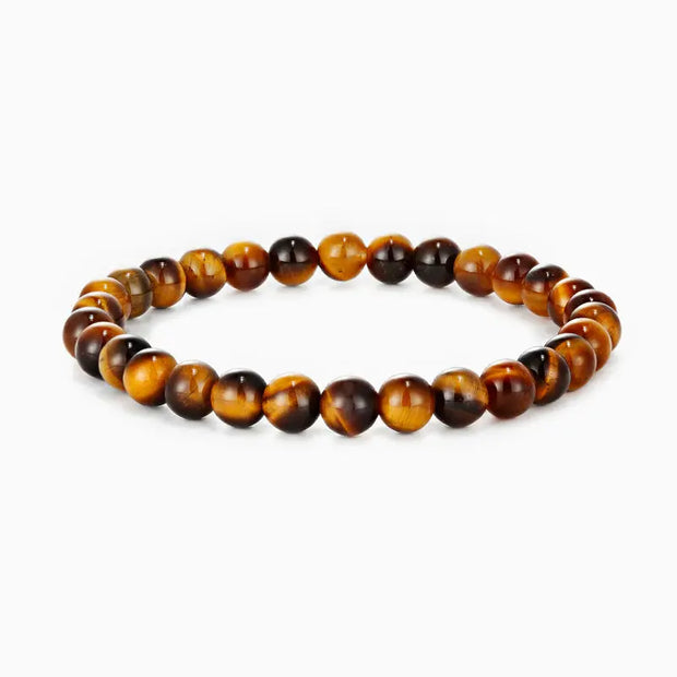 Bracelet en Oeil de Tigre 6 mm