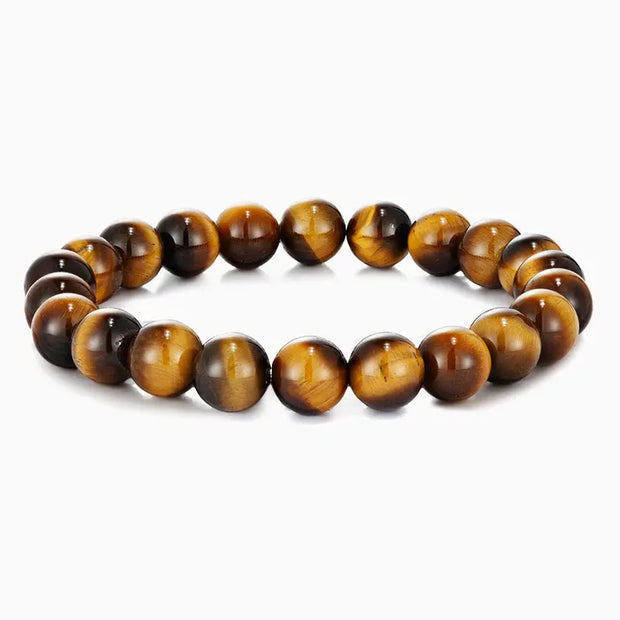 Bracelet en Oeil de Tigre 8 mm