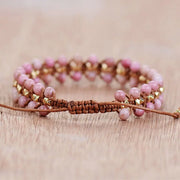 Bracelet en Rhodonite - Amour