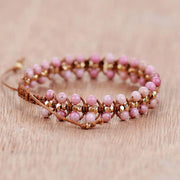 Bracelet en Rhodonite - Amour