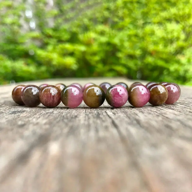 Bracelet en Tourmaline Melon d'Eau