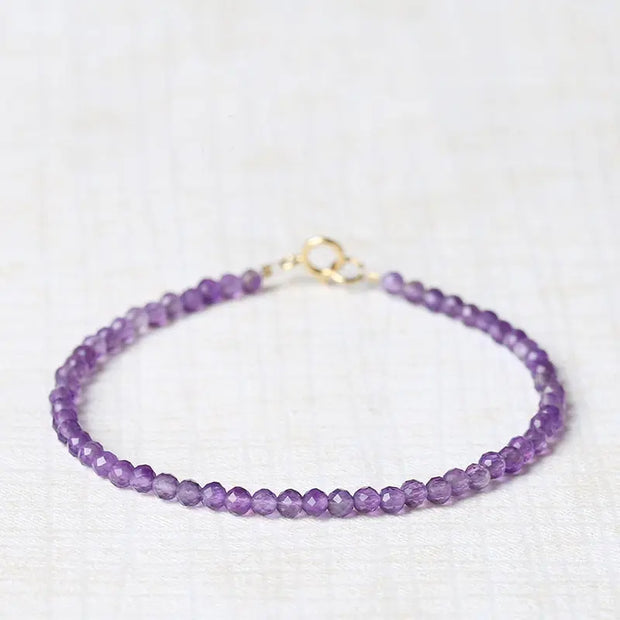 Bracelet fin en Améthyste
