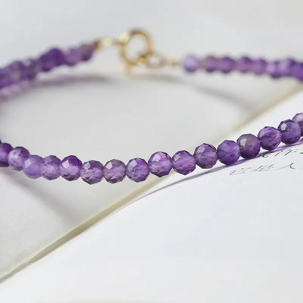Bracelet fin en Améthyste