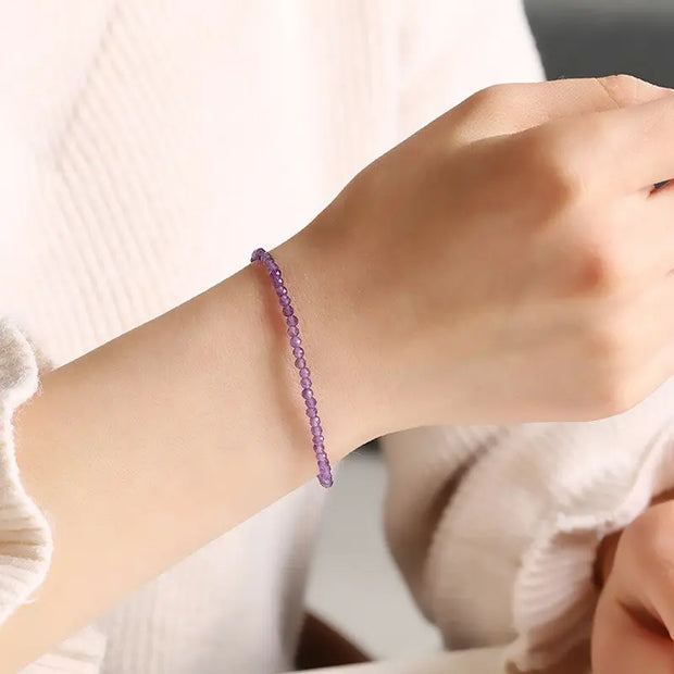 Bracelet fin en Améthyste