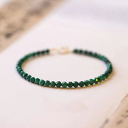 Bracelet fin en Malachite