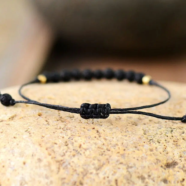 Bracelet fin en Pierre de lave