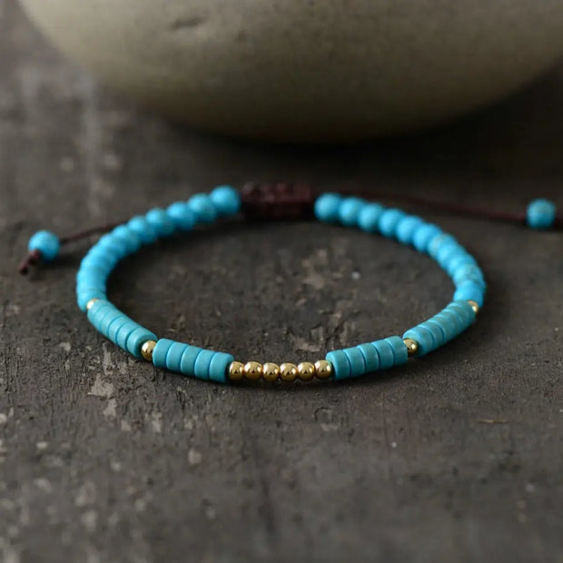 Bracelet fin en Turquoise