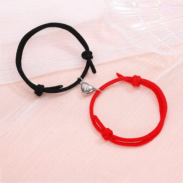 Bracelets Aimantés pour Couple - Coeur