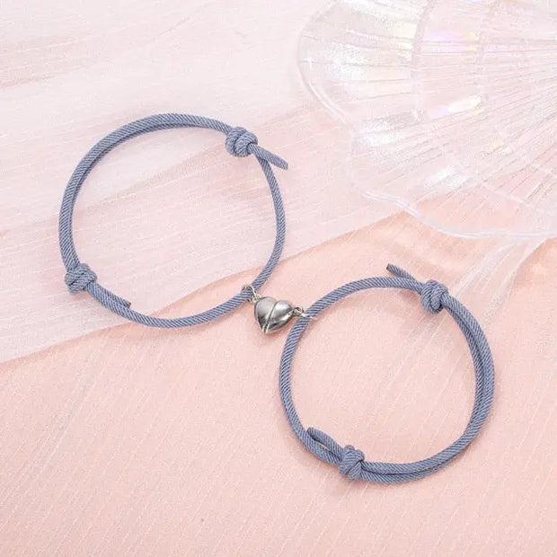 Bracelets Aimantés pour Couple - Coeur