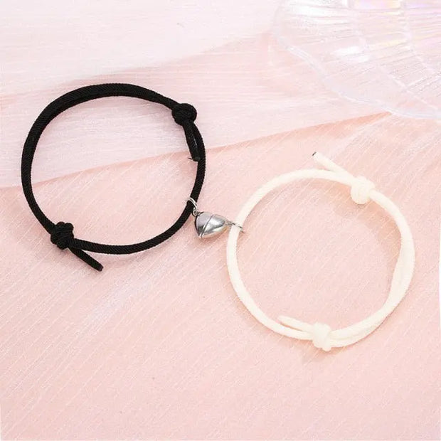 Bracelets Aimantés pour Couple - Coeur