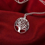 Collier Arbre de Vie Argenté
