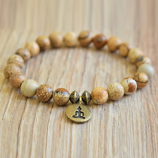 Duo de Bracelets en Jaspe - Energie et Confiance