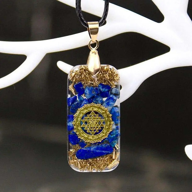 Pendentif Orgonite en Lapis-lazuli