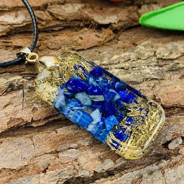 Pendentif Orgonite en Lapis-lazuli