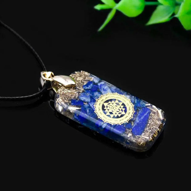 Pendentif Orgonite en Lapis-lazuli