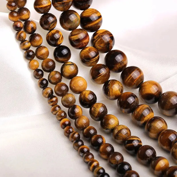 Perles en Oeil de Tigre - Création Bracelet