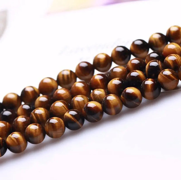 Perles en Oeil de Tigre - Création Bracelet
