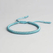 Triple Bracelet Tibétain Bleu Noir